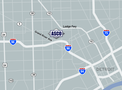map to ASCO